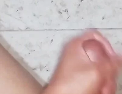 A Passionate POV Handjob with a Pleasurable Vibe in the Bathroom