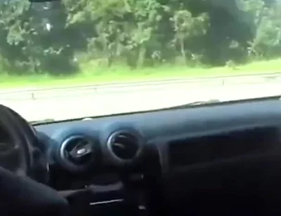 Jerking off in the Car