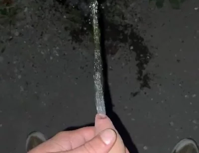 Teen Boy Pissing Outdoor