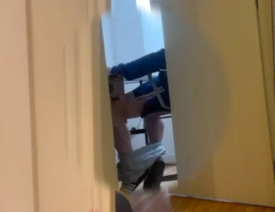 Caught My Straight Flatmate Jerking off to Porn