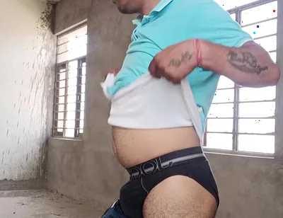 Indian Desi Police Officer Stepfather Get Suckiing and Shower with Neighbour Stepfather and Army Officer