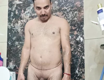 Indian Desi Police Officer Stepfather Get Suckiing and Shower with Neighbour Stepfather and Army Officer Stepfather