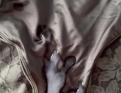 Cum on Wife’s Panties 14