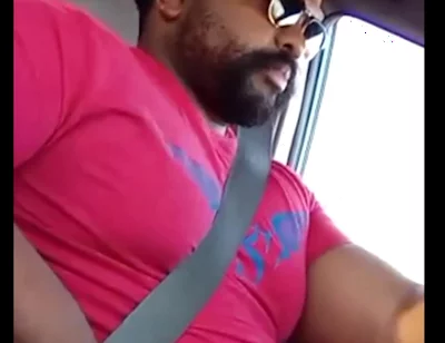 Stepdaddy Drives You While Massaging His Cock