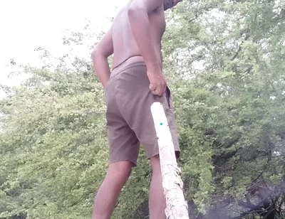 Xhard on Dick on Duty in Forest Alone