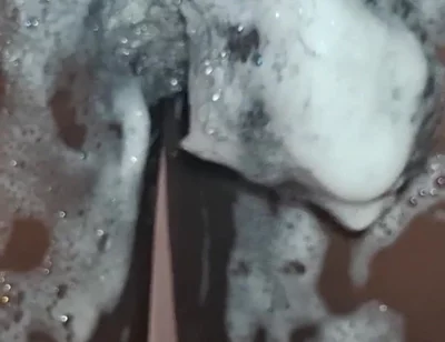 Cms Cleaning His Big Black Uncut Cock