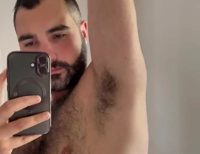 Giving a Sniff to My Hairy Pits After the Gym