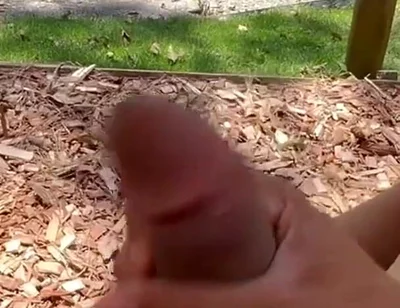 Handjob Outdoors with People Around Looking at Everything That Happened...