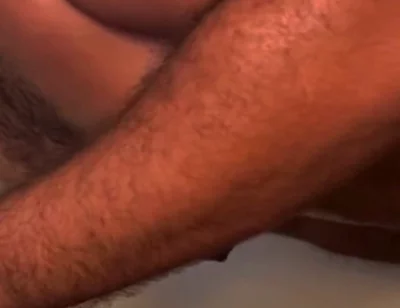 A Big Gay Guy with Huge Nipples and a Black Guy with a Big Cock Share an Intense and Babble-kissed Kiss.