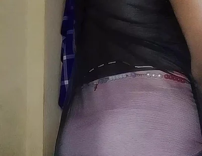 Pretty Sissy Jerks Dick and Grabs His Ass in Lingerie