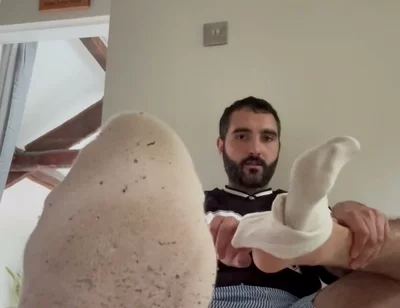 Sniffing My Overused Socks After the Gym!