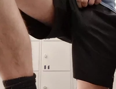 At the Gym Locker Room