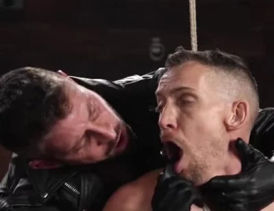 Leather master cock sucking