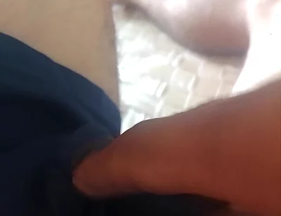 Look Guys How I Am Shaking My Penis Firmly and Pulling Out the Water