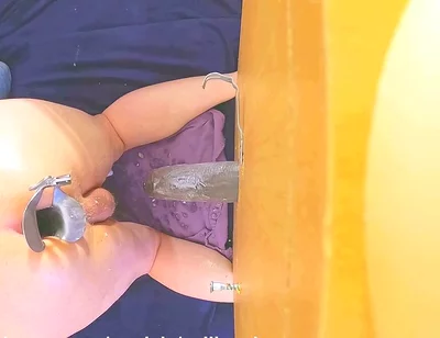 Extreme Anal - Huge Speculum Keeps Femboy Ass Opened