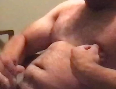Squirting Cum on Myself