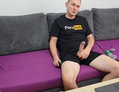 Horny Big Dick Guy - Hot Masturbation, Intense Orgasm and Massive Cumshot