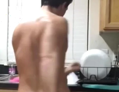Soapy Dance While Doing the Dishes