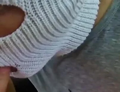 A Sissy Emo Twink Got Fucked Right on the Highway by a Guy Without a Condom, Covered in Cum
