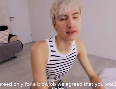I Talked My Stepfather Into Going for a Walk, but He Fucked Me in Exchange.