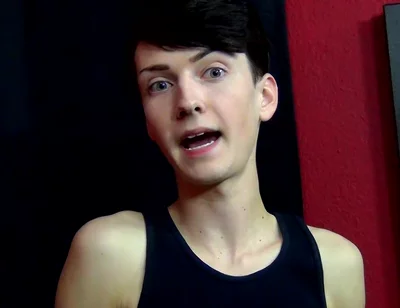 Slim Twink Benjamin on Set