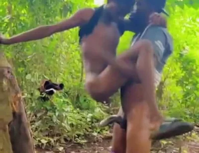 Caught My Step Brother Fucking My Lil Brother Inside Bush