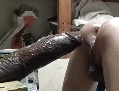Always Against a Huge Dildo