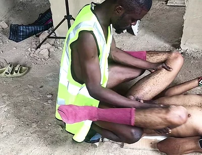 Village Boys From Cameroon Africans Were Film by Tourist Photographer Why Having Sex in an Uncompleted House