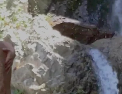 Tatted Gay Stepdaddy Fucks Twink Public Hiking Waterfall Fucking Caught Hardcore Anal Big Cumshot Uncut