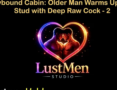English Audio Gay Sex Story - Snowbound Cabin: Older Man Warms up Young Stud with Deep Raw Cock - Part 2