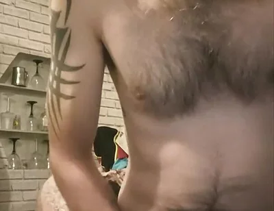 Wanking My Big Hard Dick and Smoking a Cigarette