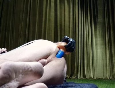 Inflatable Plug Makes Great Ass Pussy