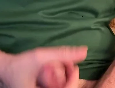 Edging My White Cock with Cum as Lube