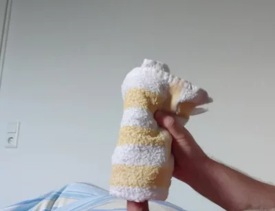 Small Cock Having Fun with the Towel