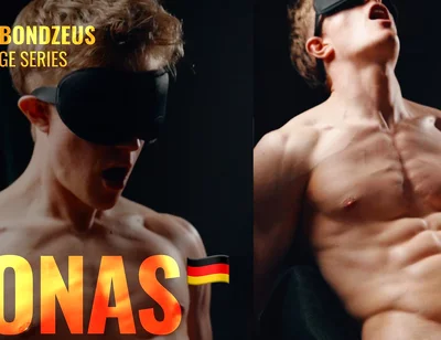 German Twink Blonde Jonas Edging