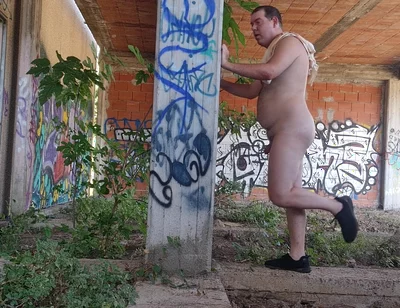 All Naked on a Construction Site