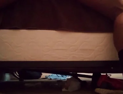 Amazing Anal Penetration on Sex Toy on Edge of Bed