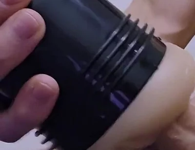 My Step Mom Big Ass Gets Me so Hard I Slide My Big Dick Into Fleshlight Cumming Multiple Times Creampie