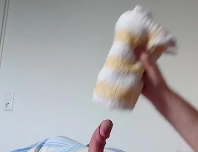 Small Cock Having Fun with the Towel