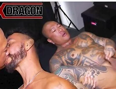 Kenjis Raging Cock Conquers Damian Dragons Ass With Total Control