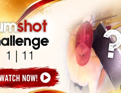 Cumshot Challenge at Gloryhole