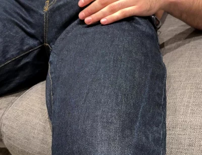 Watching Porn in Tight Jeans - Cumming on Myself