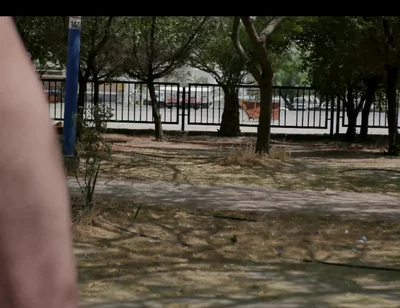 Arab Kuwaiti Exhibitionist Cruising Fully Naked in Park