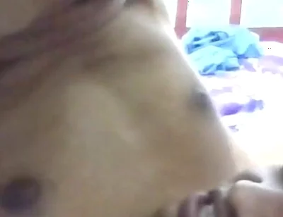 Self Cumming in Mouth