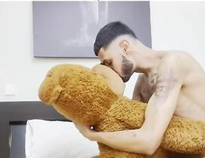 Playing With My Teddy Bear And Cumming On His Face