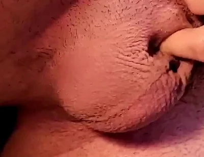 Double Sissygasm with a Black Dildo in My Boypussy
