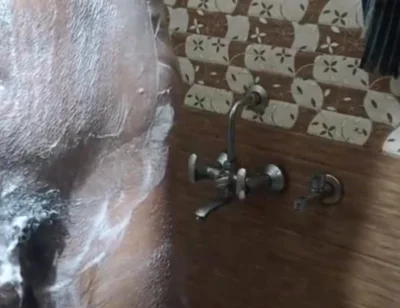Mayank Taking Shower and Pissing