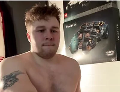 Chubby Boy Takes Massive 10 Dildo