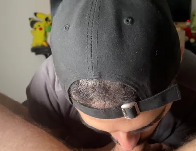 Cumshot in Mouth Sucking and Deepthoat My Friend Big Hard Dick