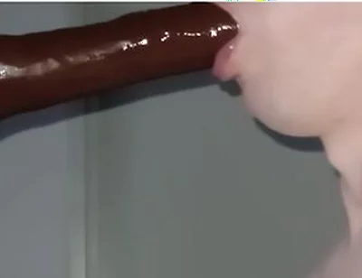 Partly Blurred Deepthroat Video